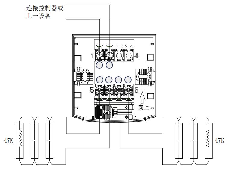 FCI2-MM800D双输入模块接线图
