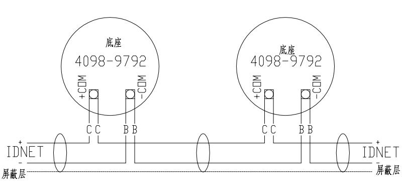 4098-9792探测器通用底座接线图