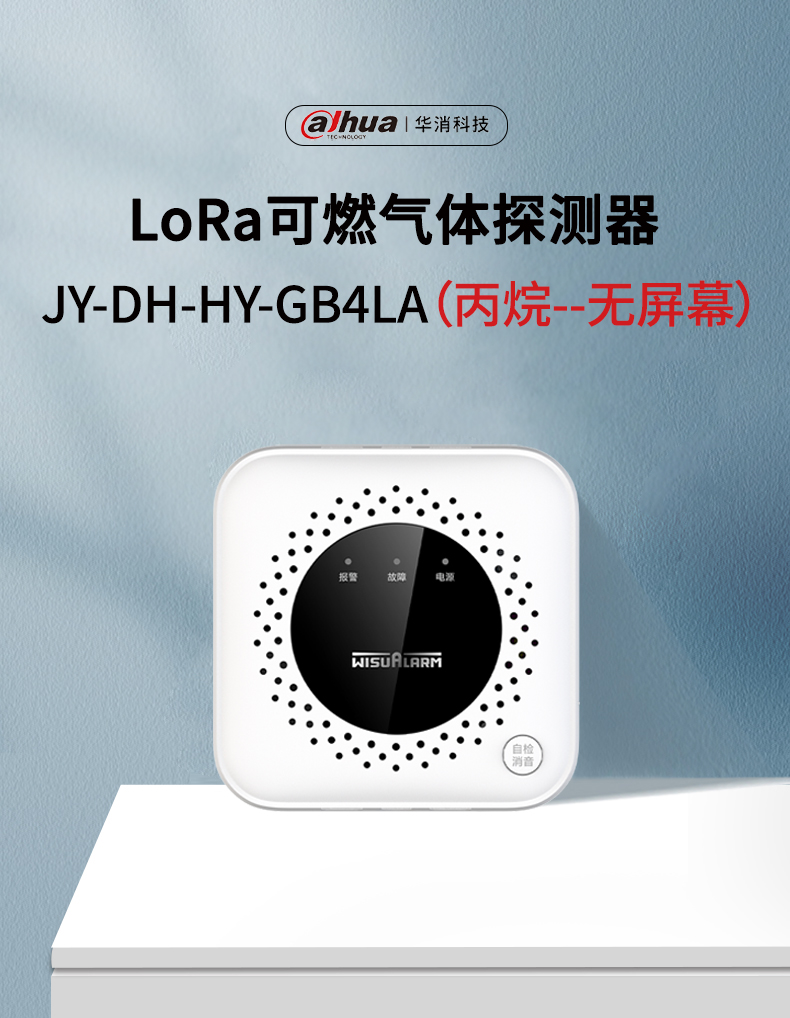 JY-DH-HY-GB4LA家用可燃气体探测器产品展示