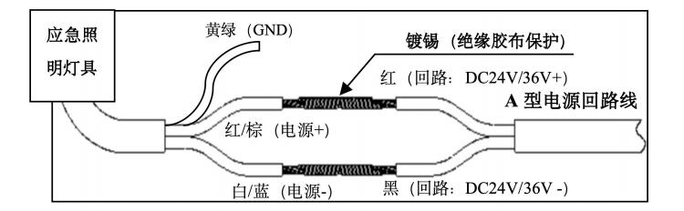 J-ZFJC-E3W-16B3-Ex集中电源集中控制型消防应急照明灯具接线说明