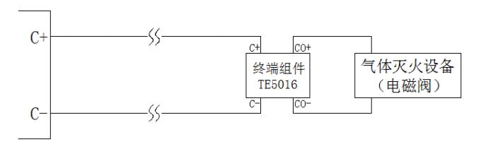 JBF5017气体灭火控制器接线图