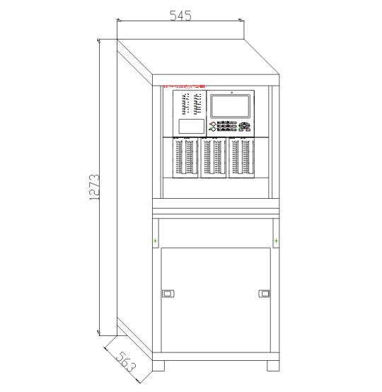 GST-FH-N3200T防火门监控器外形尺寸