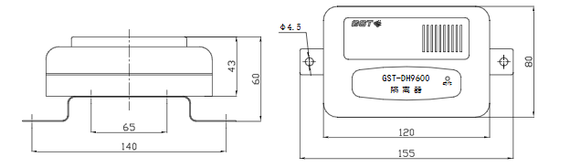 GST-DH9600总线隔离器