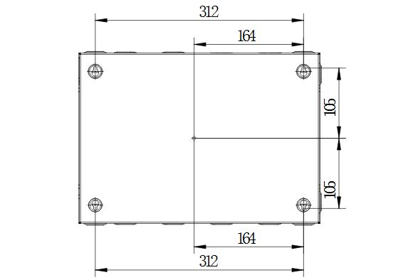 FW2601-P4吸气式感烟火灾探测器安装尺寸