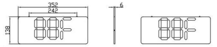 J-BLJC-2OEⅡ0.5W-12SGA集中电源集中控制型消防应急标志灯具外形尺寸