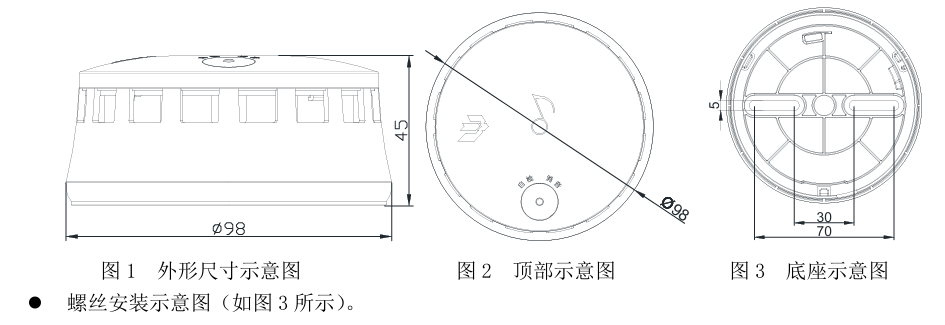 JTW-ZF-JBF-W1110独立式感温火灾探测报警器 Chrip无线 边缘专网