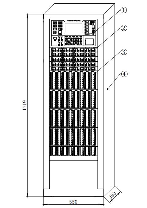 JB-TGL-TX3006C火灾报警控制器(联动型)外形尺寸图