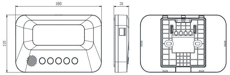 JB-FSD-A89型火灾显示盘外形尺寸