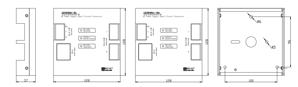 LD3600A-5A直流电源短路保护器