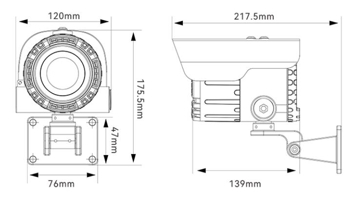 NAFD-300IR点型红外火焰探测器外形尺寸