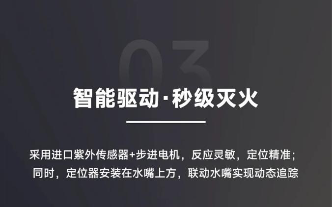 高新投三江自动跟踪定位射流灭火装置智能驱动