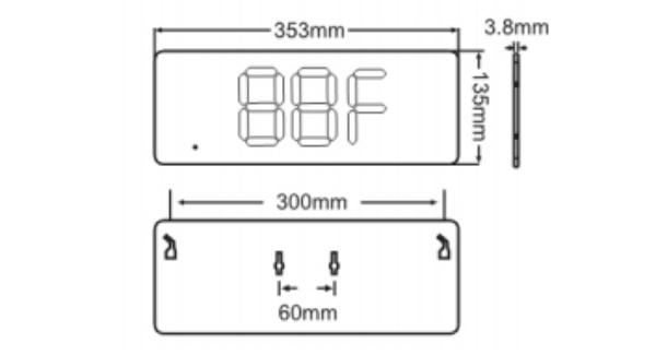 N-BLJC-1LROEⅡ1WZKQ集中电源集中控制型消防应急标志灯具外形尺寸