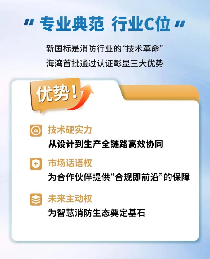 海湾消防产品符合GB4717《火灾报警控制器》、GB4715《点型感烟火灾探测器》