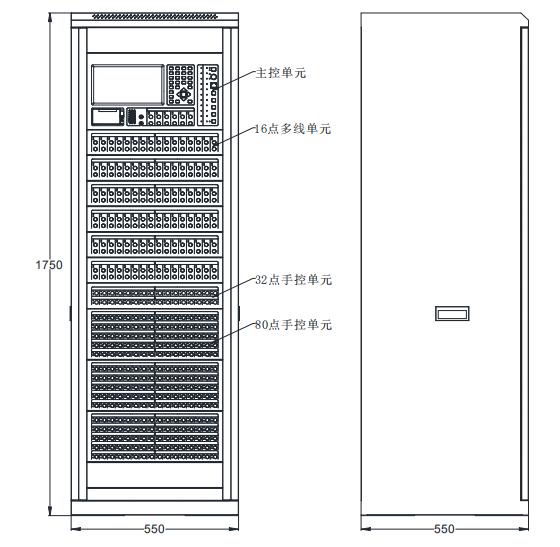 JB-QGL-C8020火灾报警控制器（联动型）外形尺寸
