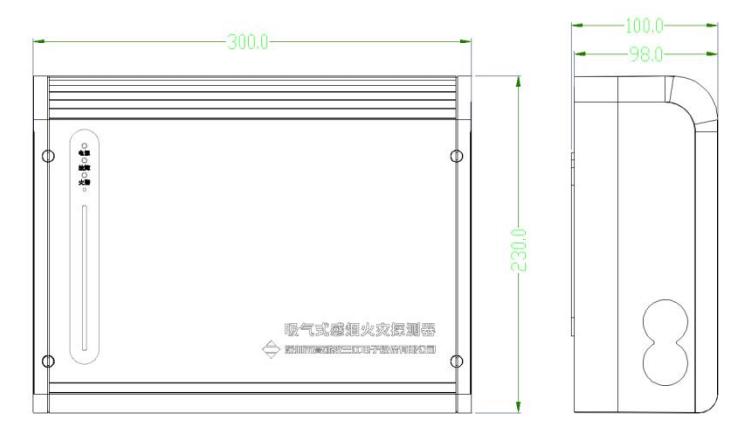 JTY-GX-1202吸气式感烟火灾探测器外形尺寸