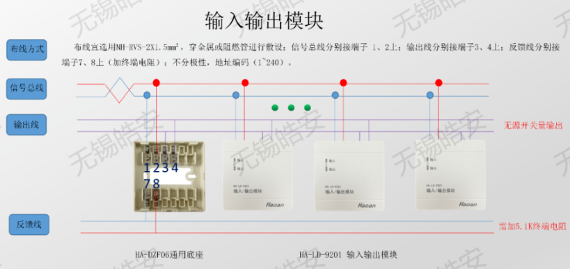 HA-LD-9201输入/输出模块接线图