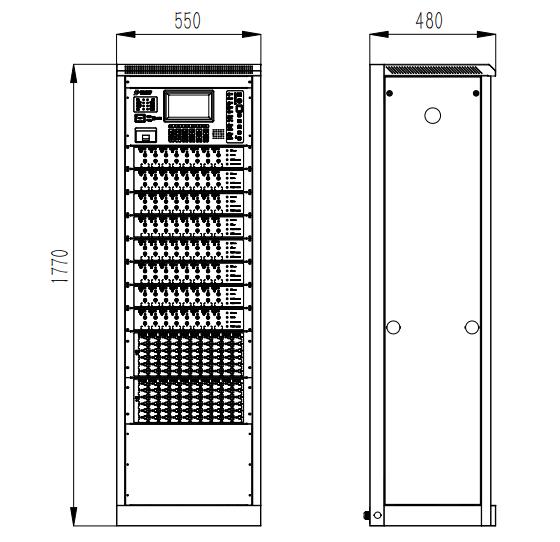 JB-TG-JBF-21SF-C火灾报警控制器外形尺寸