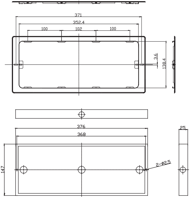KW-BLJC-2OEⅡ0.5W-2619SK全金属标志灯具（双面信息复合）