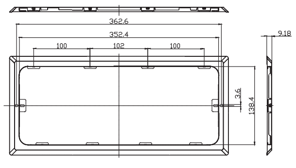 KW-BLJC-2OEⅡ0.5W-2619SK全金属标志灯具（双面信息复合）