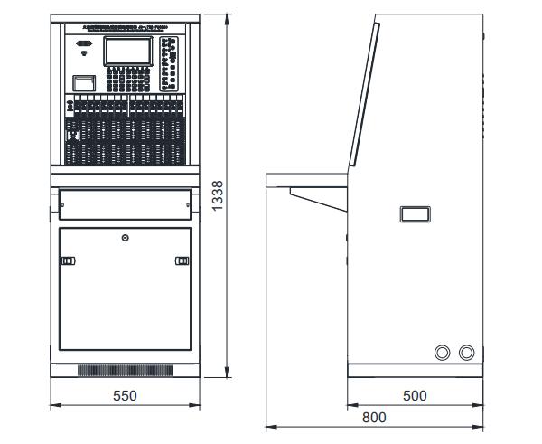 JB-LTZ2-FS5220火灾报警控制器外形尺寸