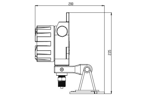 JTY-HF-C30 Ex 线型光束感烟火灾探测器外形尺寸