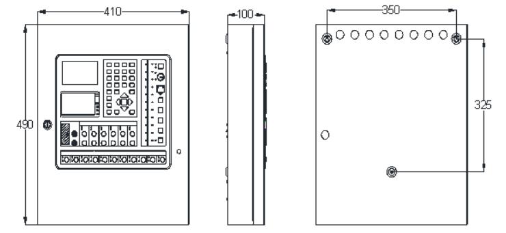 JB-QBL-A8004火灾报警控制器(联动型)外形尺寸