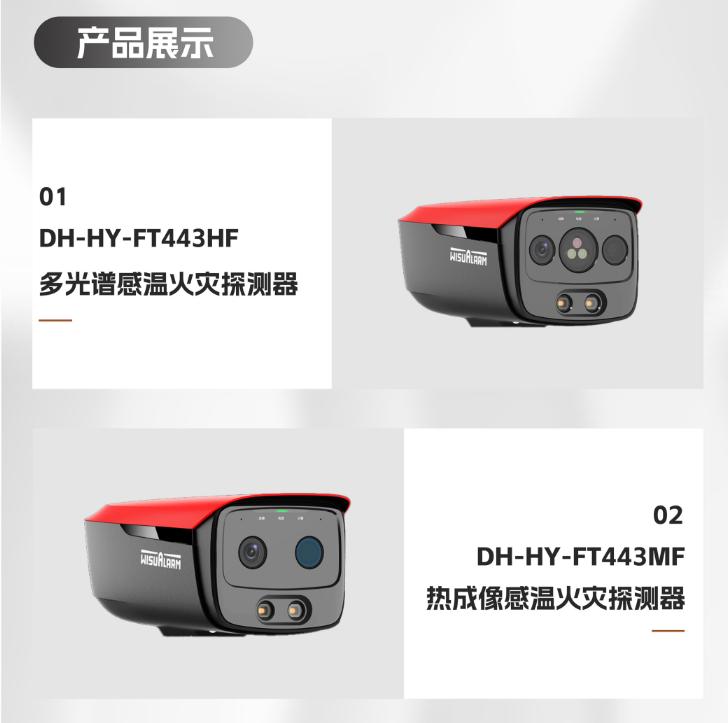 智能热成像感温火灾探测器产品展示