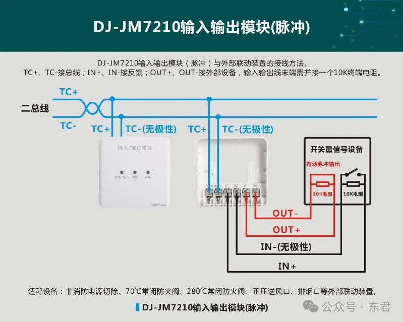 DJ-JM7210输入/输出模块接线图