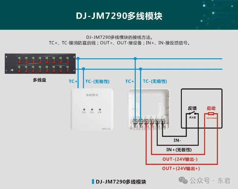 DJ-JM7290多线模块接线图