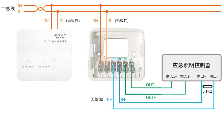 GD1057输入/输出模块接线图