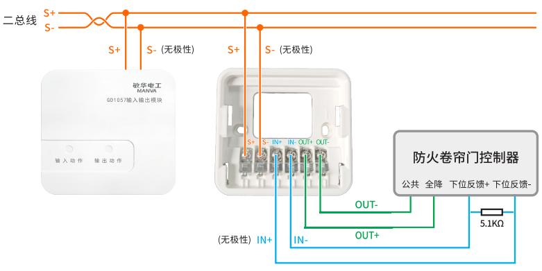 GD1057输入/输出模块接线图