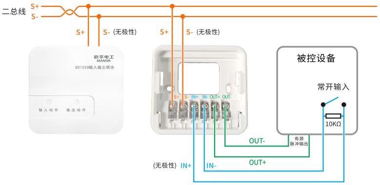 GD1058输入/输出模块接线图