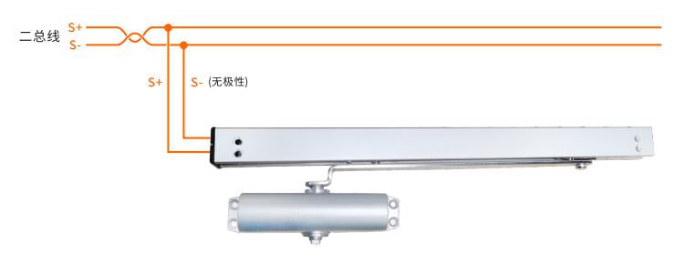 GD1532电动闭门器（一体式）接线图