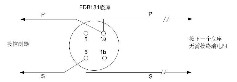 西门子FDT181感温探测器接线图